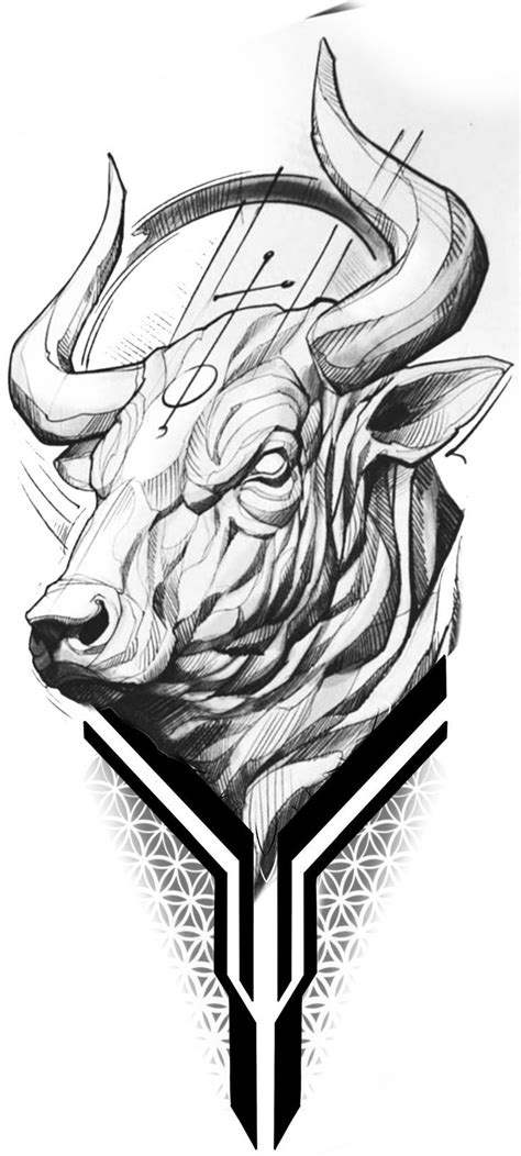 Taurus Bull Tattoos Bull Skull Tattoos Zodiac Tattoos Body Art