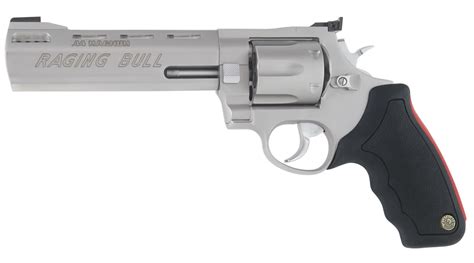 Taurus Model 444 Raging Bull 44 Magnum Black Revolver 6 5 Inch Barrel