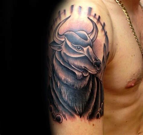 Taurus Tattoo For Men Taurus Tattoos Bull Tattoos Taurus Bull Tattoos