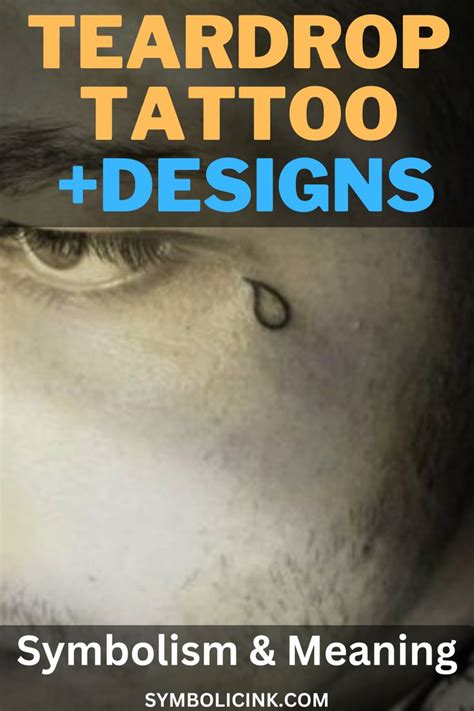 Teardrop Tattoo Meaning Tattoos With Meaning