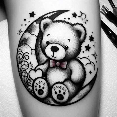 Teddy Bear Tattoo Cherishing Childhood Memories Your Own Tattoo