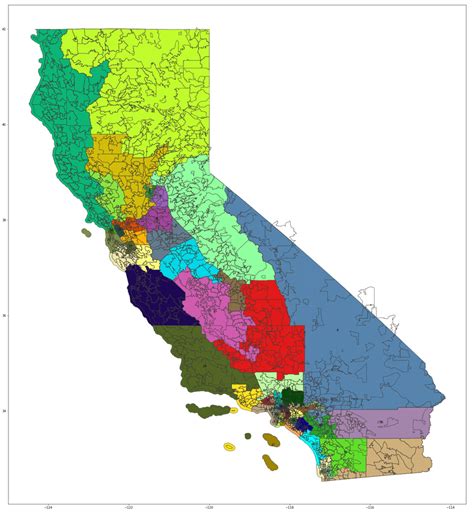 The 53 California Congressional Districts The Classes And The 1700