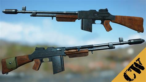 The Automatic Rifle Colt Monitor Bar Ru At Fallout 4 Nexus Mods