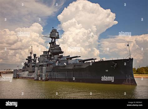 The Battleship Uss Texas Texas Stock Photo Alamy