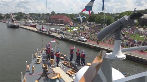 The Grand Haven Coast Guard Festival Parade Of Ships Youtube