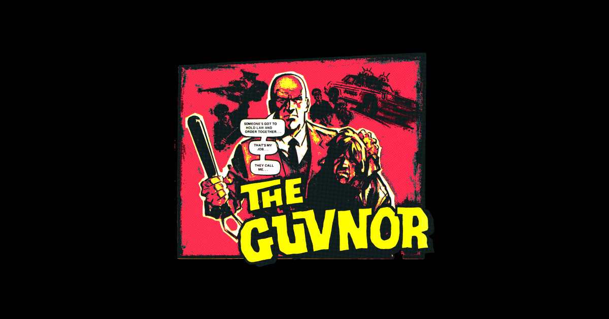 The Guvnor Comic Art The Guvnor Comic Art Sticker Teepublic