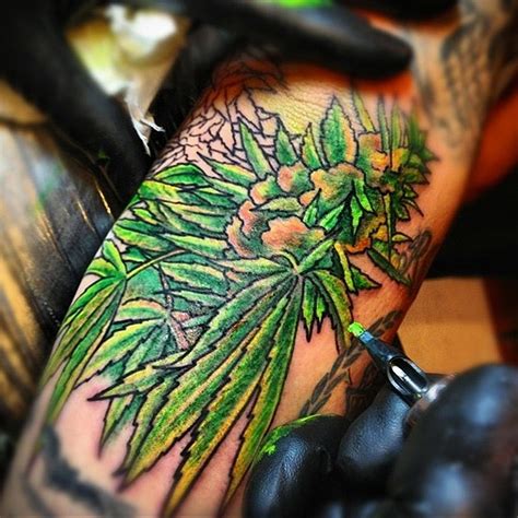 The Meaning Of Tattoo Hemp Marijuana Features And Options For