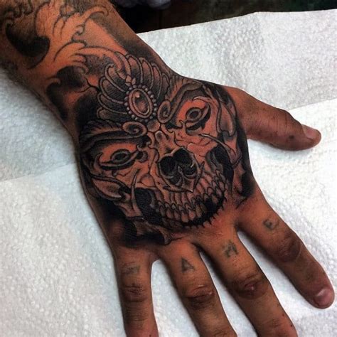 The Ultimate 145 Best Skull Tattoos In 2021 Skull Hand Tattoo Hand