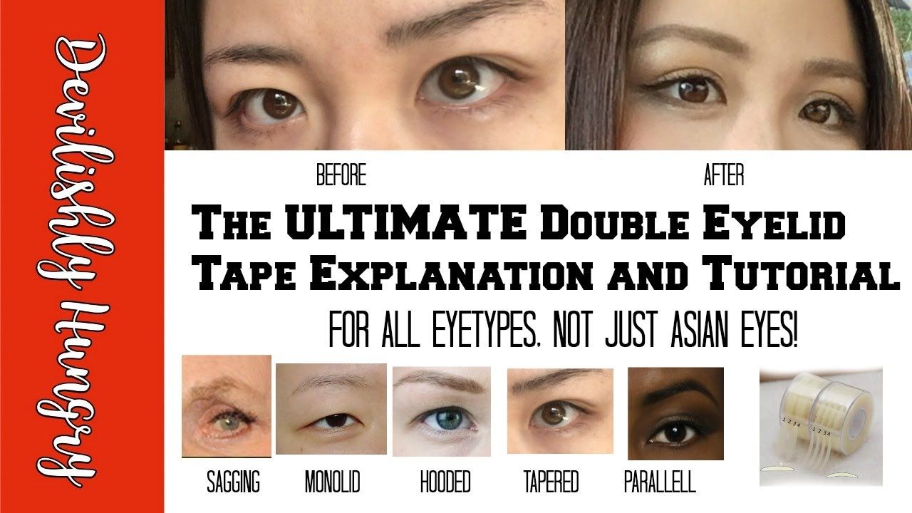 The Ultimate Double Eyelid Tape Tutorial Course And Explanation For All Ethnicity And Eye