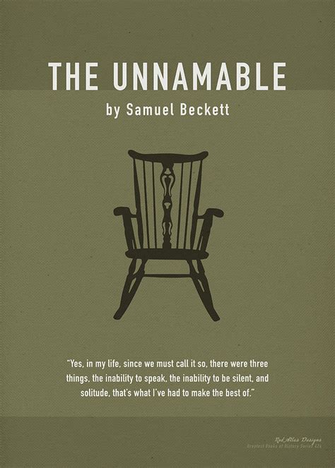 The Unnamable By Samuel Beckett Greatest Books Ever Art Print Series