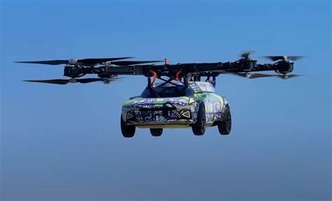 The Xpeng Aeroht Flying Car Is A Giant Drone With Four Wheels