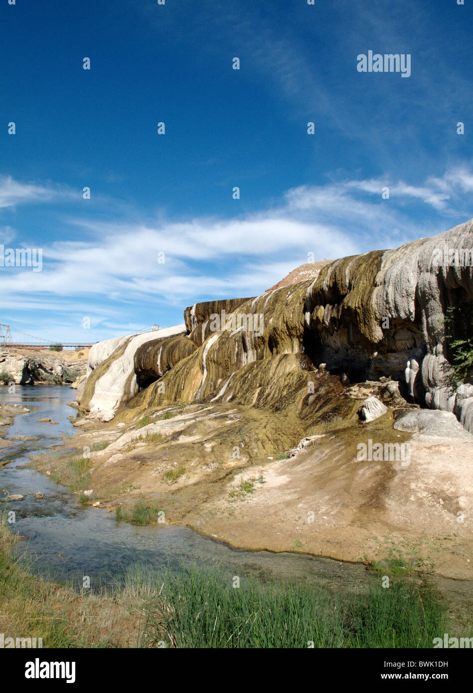 Thermopolis Hot Springs In Wyoming United States Of America Stock