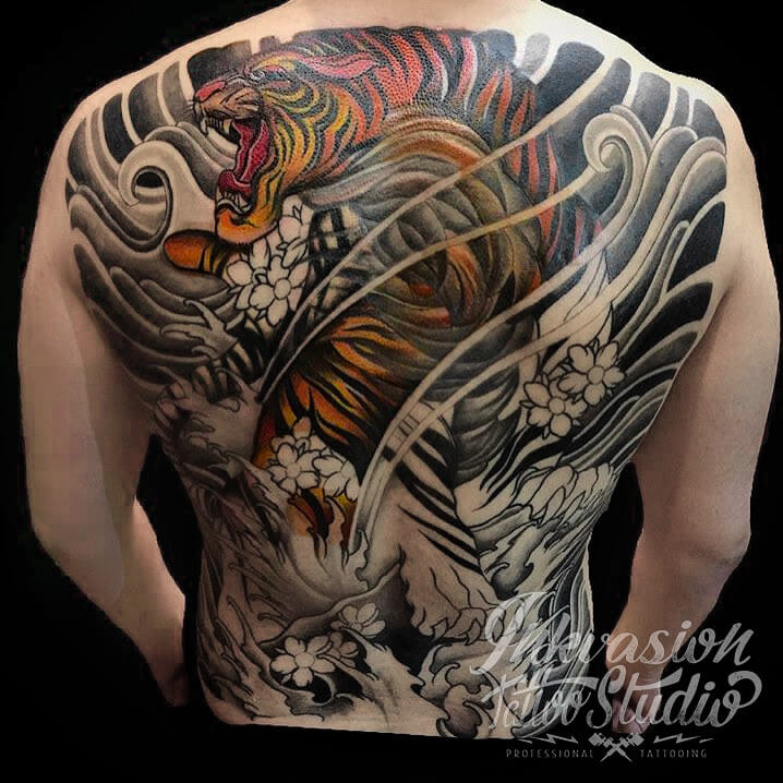 Tiger Full Back Tattoo Best Tattoo Ideas Gallery