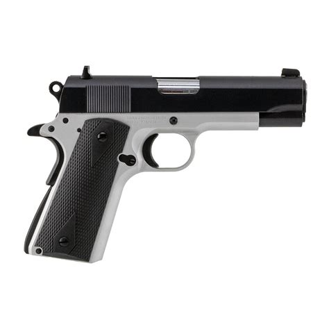 Tisas 1911 Aviator 45 Acp 4 25 Aluminum Frame Black Slide Black Rubber