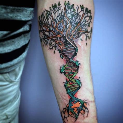 Top 31 Dna Tattoo Ideas 2020 Inspiration Guide Dna Tattoo Chain