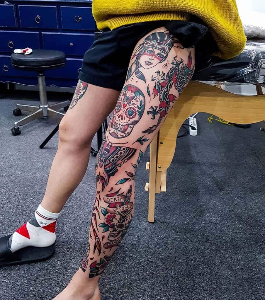 Top 49 Tattoo Sleeve Filler Ideas 2020 Inspiration Guide