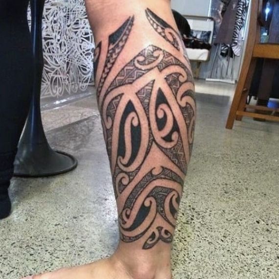 Top 50 Coolest Calf Muscle Tattoos 2020 Inspiration Guide