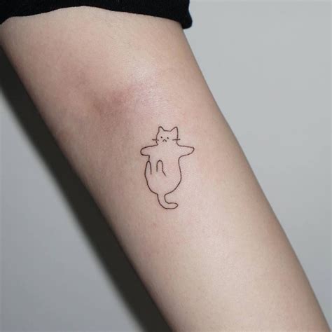 Top 61 Best Simple Cat Tattoo Ideas 2021 Inspiration Guide