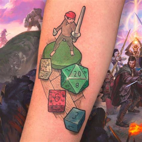 Top 69 Best Dungeons And Dragons Tattoos 2021 Inspiration Guide