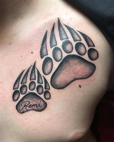 Top 83 Best Bear Paw Tattoo Ideas 2021 Inspiration Guide