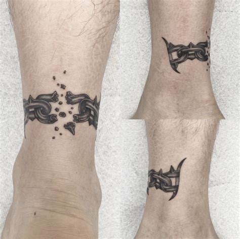 Top More Than 66 Chain Tattoo Around Ankle Best Vova Edu Vn