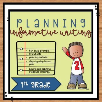 Top Score Writing 4Th Grade Lesson 25 Informative Planning Tpt