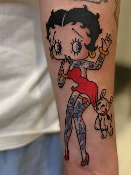 Traditional Betty Boop Tattoo