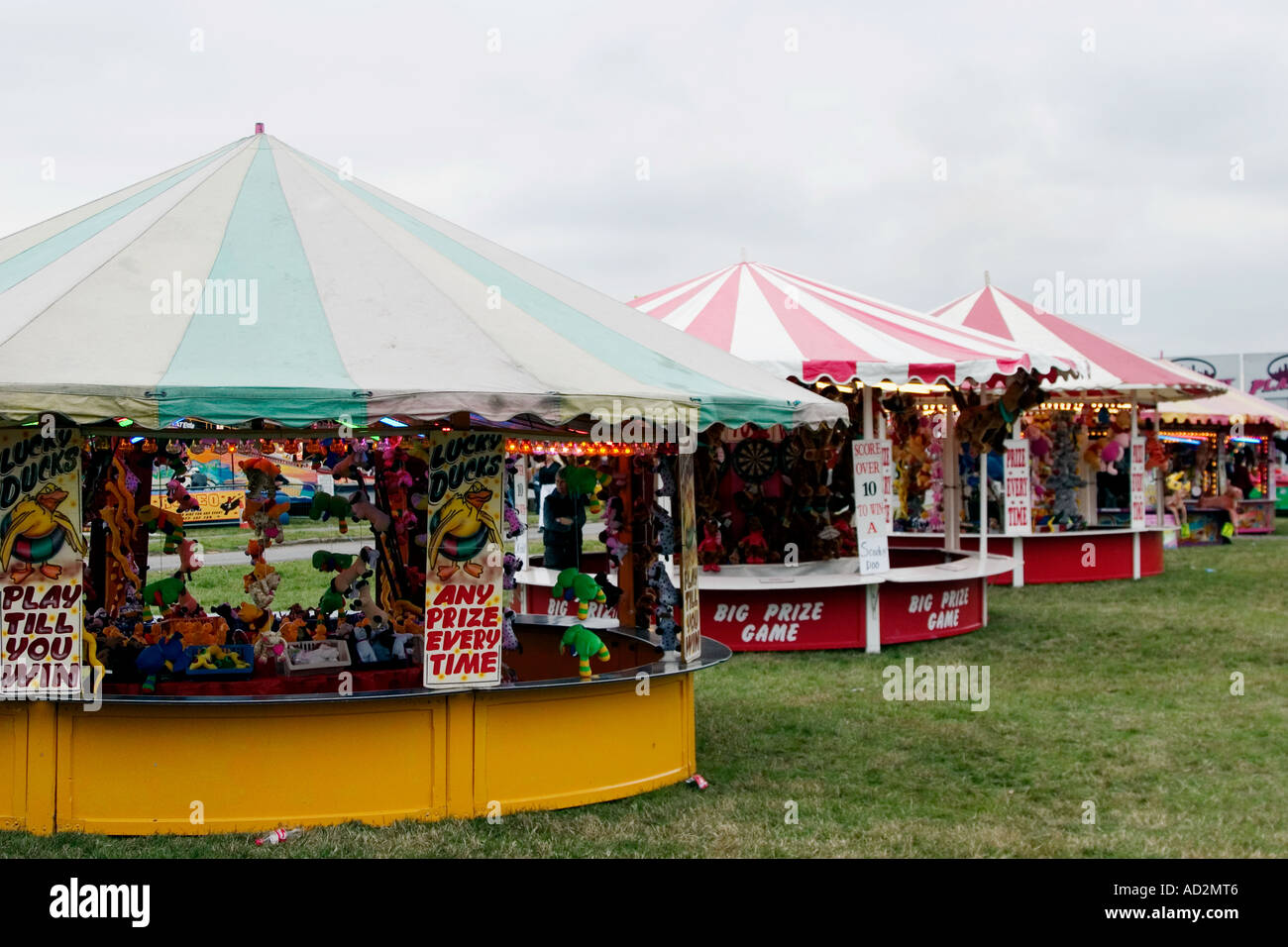 Traditional Fun Fair At Cheltenham Race Course Stock Photo Alamy