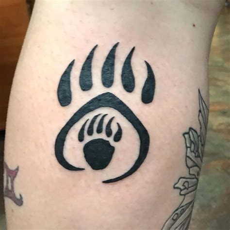 Tribal Bear Paw Tattoos