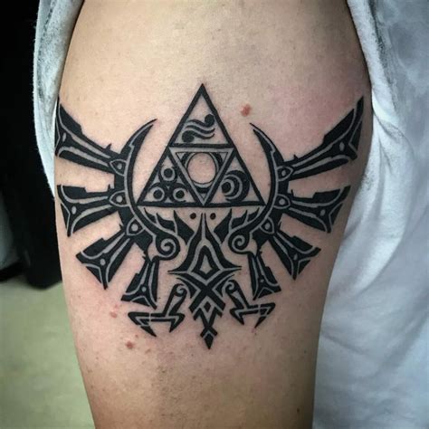 Triforce Tattoo Ideas Tribal Tattoos X