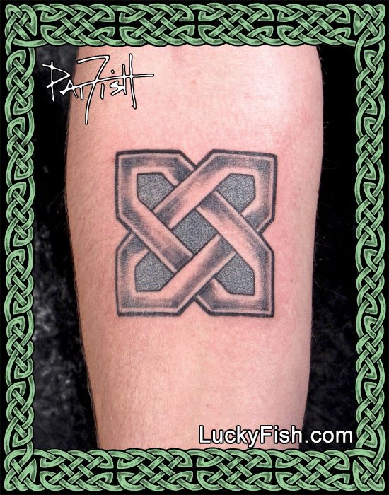 Trinity Knot Celtic Tattoo Design Luckyfish Inc And Tattoo Santa