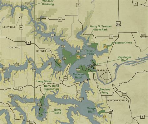 Truman Lake Missouri Map A Comprehensive Guide To Recreation History