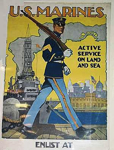 U S Marine Corps Recruiting Posters American History Us Marines