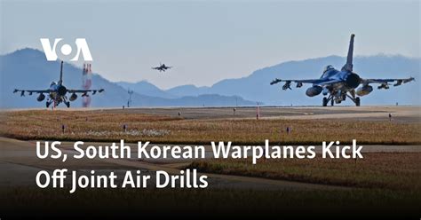 U S South Korean Warplanes Kick Off Joint Air Drills The Asahi