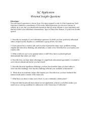 Ucapplicationpiqs 1 Docx Uc Application Personal Insight Questions