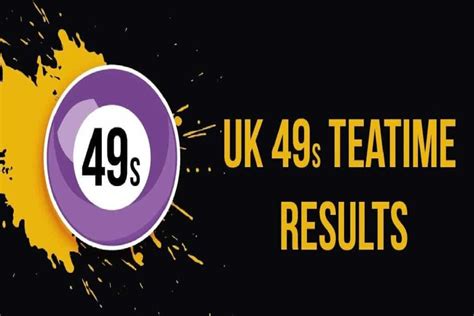 Uk 49S Teatime Results 31 August 2023 Youtube