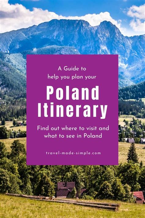 Ultimate Poland Itinerary How To Spend One Week In Poland Travel Made Simple