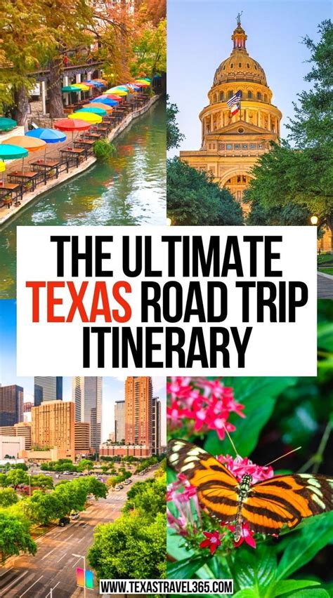 Ultimate Texas Road Trip Map