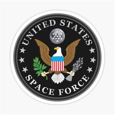 United States Space Force Logo Sticker For Sale By Allihessel Redbubble