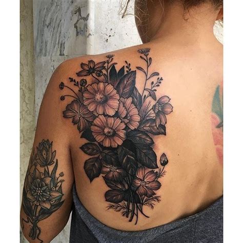 Unveiling The Enchanting World Of Large Flower Back Tattoos