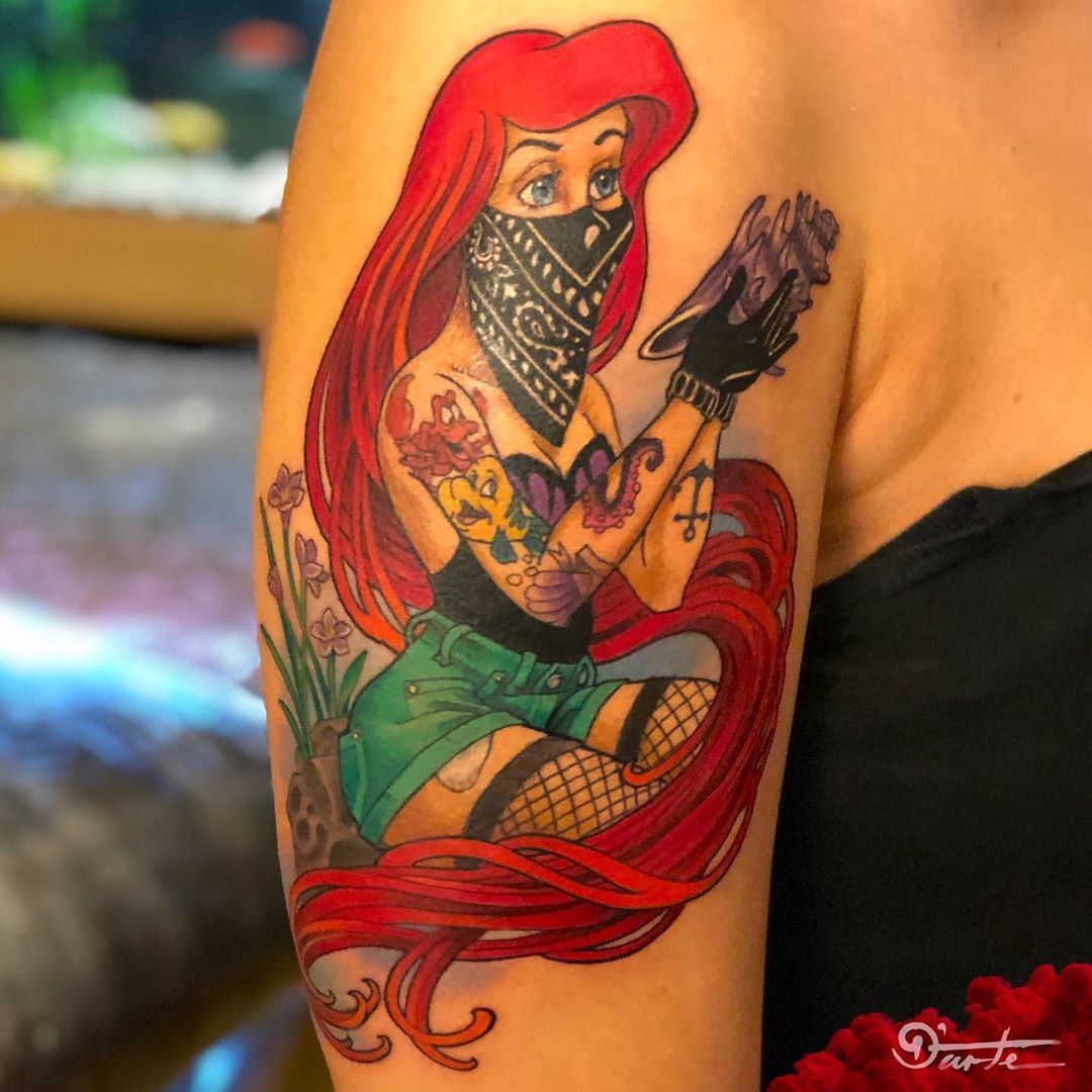 Ursula Mermaid Tattoos Disney Tattoos Tattoos