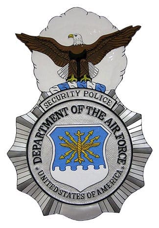 Usaf Security Police Badge