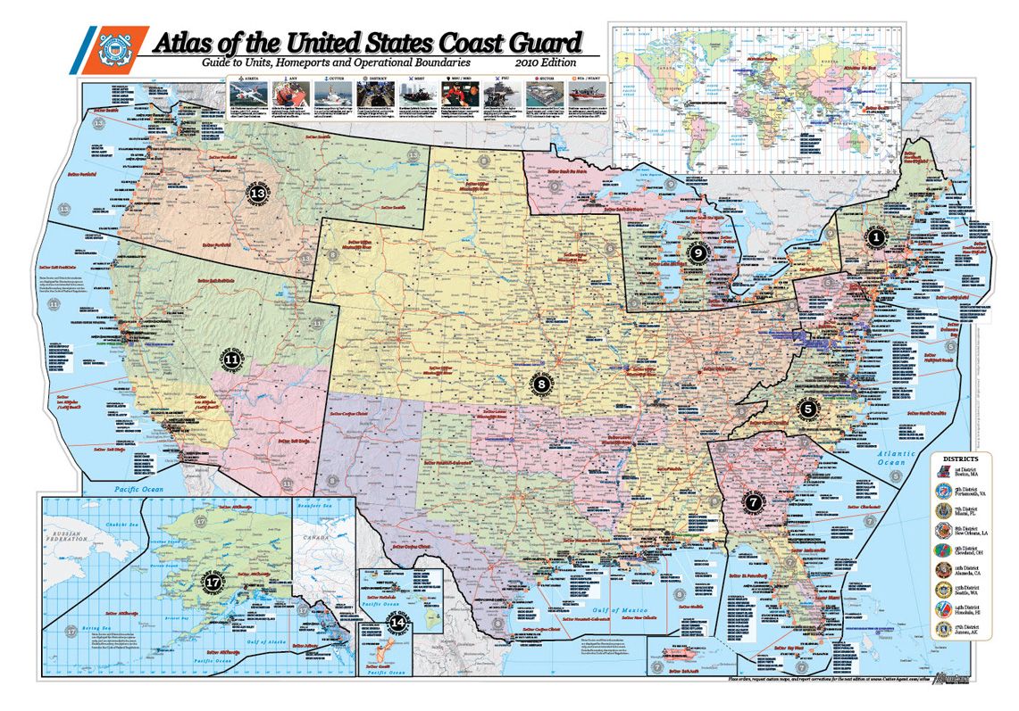 Uscg District Map