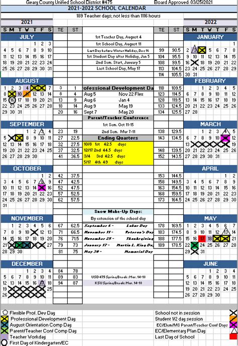 Usd 475 Geary County Schools Calendar 2024 Publicholidays Com