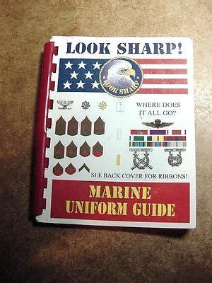 Usmc Marine Corps Uniform Guide Booklet With Rulers 494733232