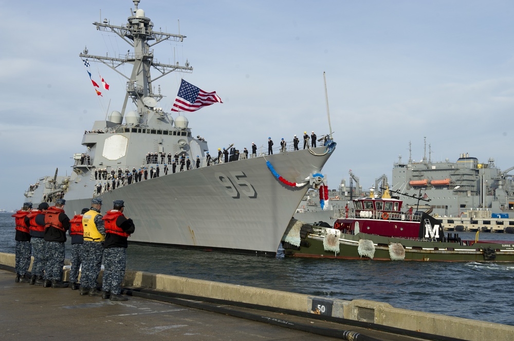 Uss James E Williams Returns Home