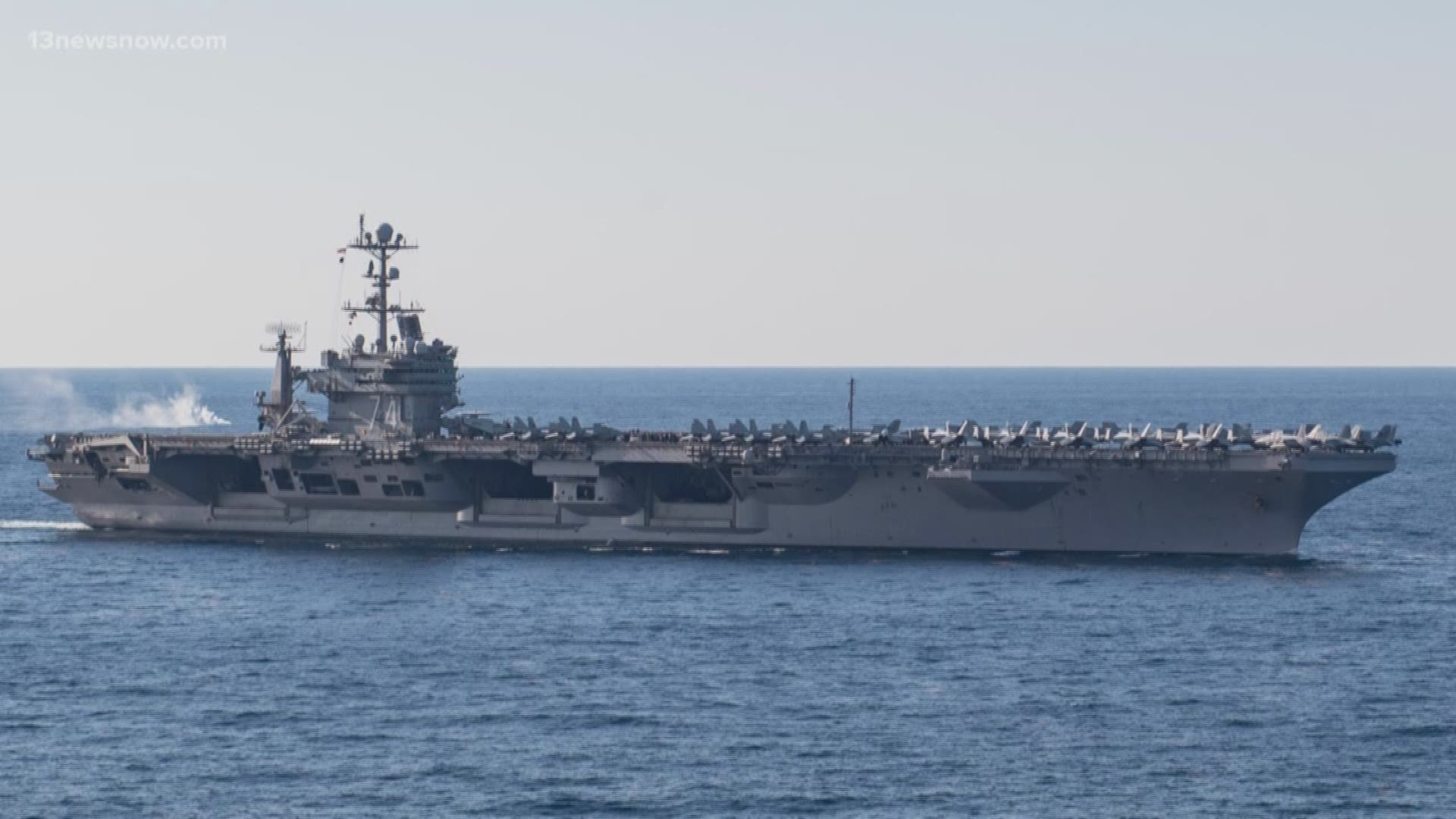 Uss John C Stennis Arriving At Naval Station Norfolk 13Newsnow Com