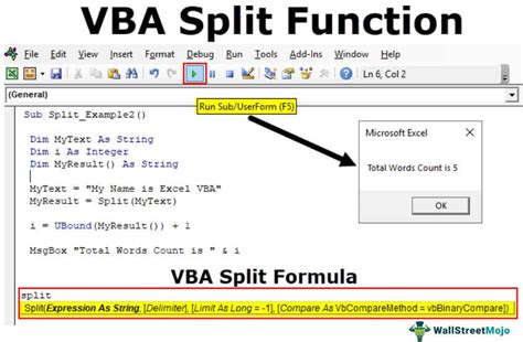 Vba Split Function Examples How To Split Strings In Excel Vba