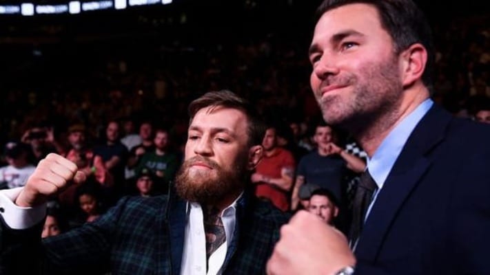 Video Eddie Hearn Refuses To Discuss Conor Mcgregor After Stunning