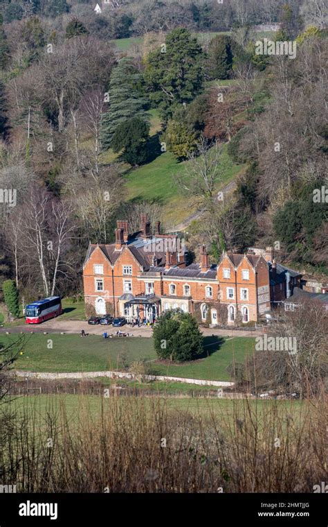 View Of Juniper Hall 17Th Century Manor House Owned By The Field